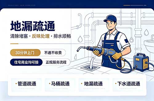 东兴地漏疏通