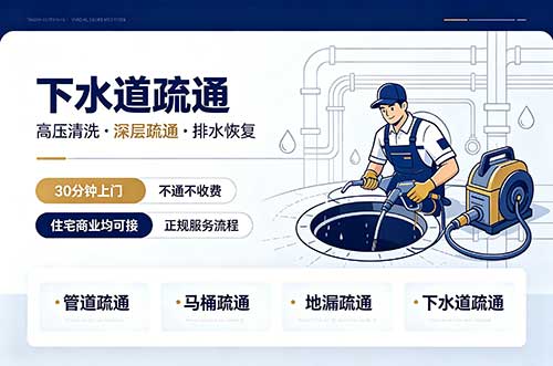 东兴下水道疏通